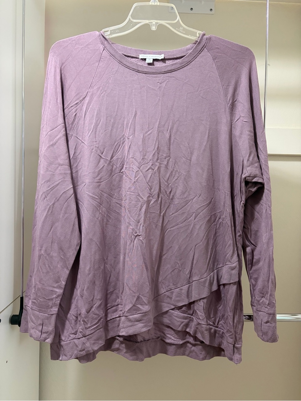 Threads 4 Thought Dusty Mauve Long-Sleeve Tee